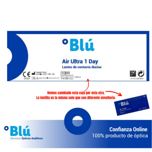 Lentillas diarias Blú Air Ultra 1 Day (Caja de 30 lentillas)