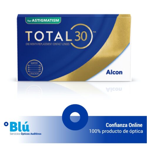 Lentillas mensuales Total30 for Astigmatism (Caja de 3 lentillas)
