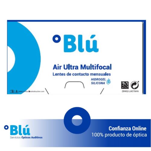 Lentillas mensuales Blú Air Ultra Multifocal (Caja de 6 lentillas)