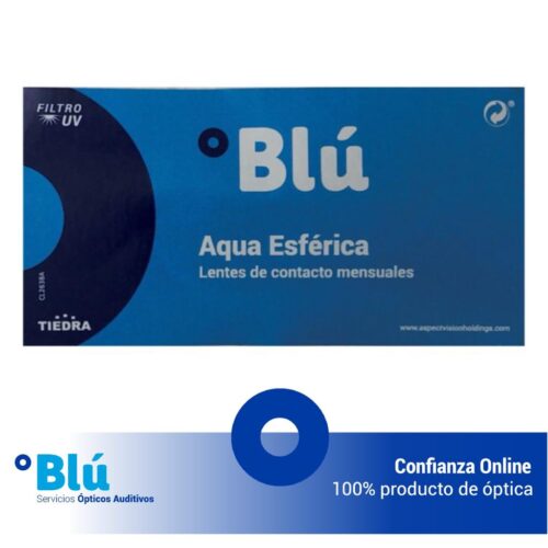 Lentillas mensuales Blú Aqua esféricas (Caja de 6 lentillas)