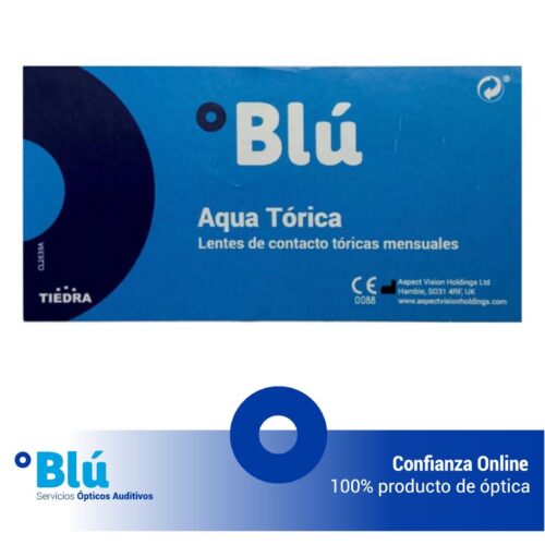 Lentillas mensuales Blú Aqua Tórica (Caja de 6 lentillas)