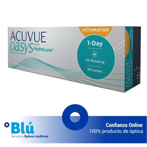 Lentillas diarias ACUVUE OASYS 1-Day for ASTIGMATISM (Caja de 30 lentillas)