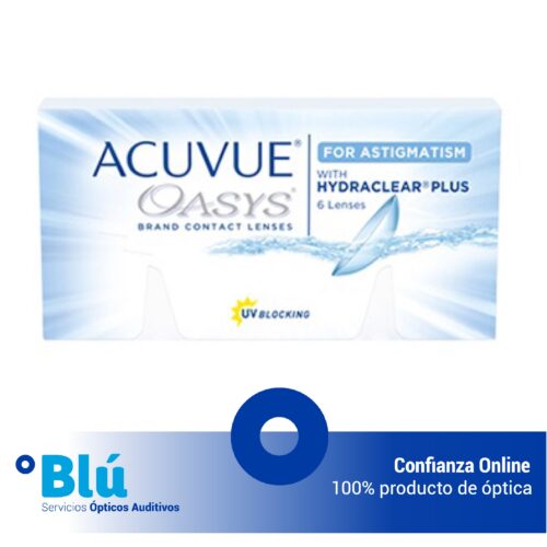 Lentillas quincenales ACUVUE OASYS for ASTIGMATISM (Caja de 6 lentillas)