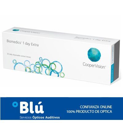 Lentillas diarias Biomedics 1 Day Extra (Caja de 30 lentillas)